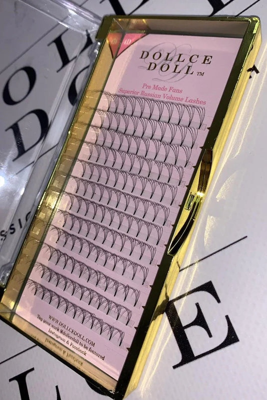 Pre-Made Fans Gold Range: The Ultimate Choice for Effortless Lash Extensions