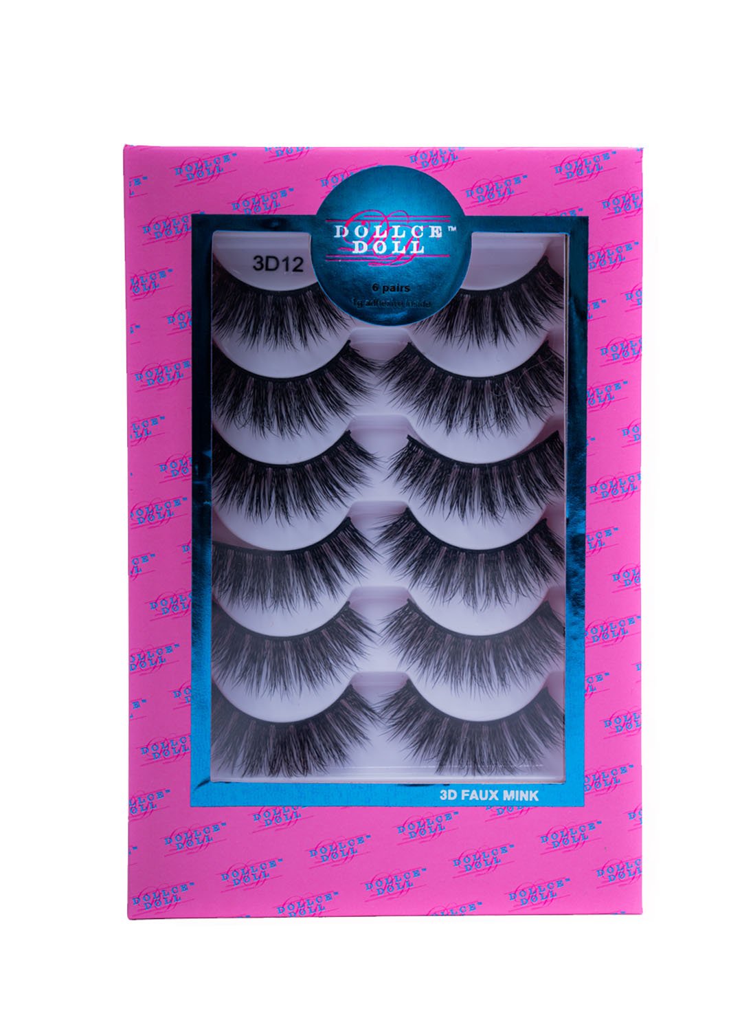 3D 01 3D (Style) Faux Mink 6 Pack (Vegan)