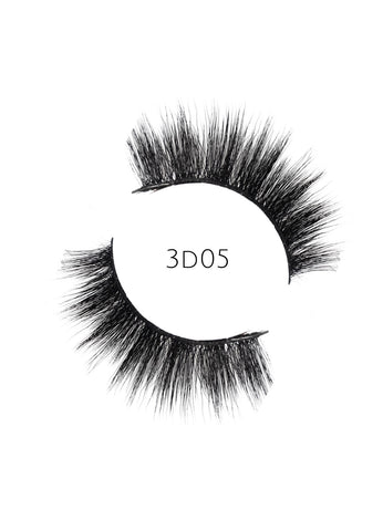 3D 05 Faux Mink Strip Lashes (Vegan)