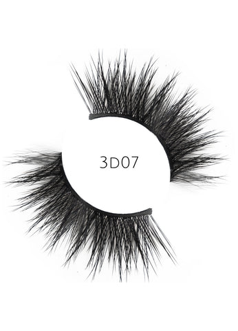 3D 07 Faux Mink Strip Lashes (Vegan)