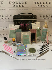 EYELASH EXTENSIONS TRAINING STARTER KIT - CLASSIC & RUSSIAN (PREMADE FANS)
