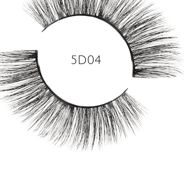 5D 04 Luxury Mink Strip Lashes (Vegan)