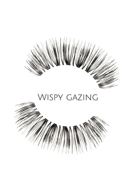 Wispy gazing Human Hair Strip Lashes