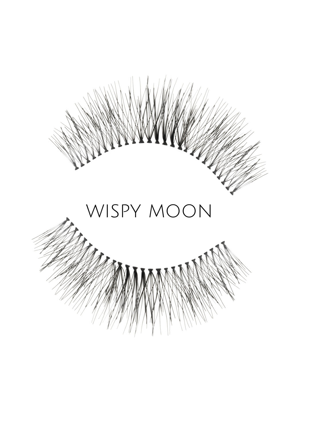 Wispy Moon Human Hair Strip Lashes