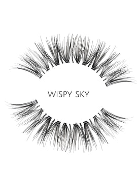 Wispy sky Human Hair Strip Lashes